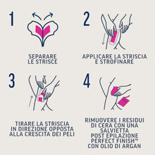 Carica l'immagine nel visualizzatore di Gallery, Veet Expert Strisce Corpo e Gambe Pelli Normali, 10x2 strisce