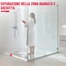 Carica l'immagine nel visualizzatore di Gallery, Barriera Doccia Ferma Acqua Silicone (100cm) - Bordo Doccia Anti Acqua Autoadesivo Flessibile, Barriera Antiacqua Doccia