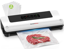 Carica l'immagine nel visualizzatore di Gallery, Bonsenkitchen Macchina Sottovuoto Alimenti per Sigillatura Sottovuoto Rapida, per Cottura Sous Vide, Carne, Formaggio e Preparazione dei Cibi - Prolunga Efficacemente la Freschezza