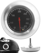 Carica l'immagine nel visualizzatore di Gallery, HomeTools. - Termometro analogico per barbecue, resistente alla temperatura, per BBQ e affumicatore, diametro 5 cm, rang