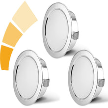 Carica l'immagine nel visualizzatore di Gallery, Faretti LED da Incasso per Mobili Dimmerabili 230V 4000K IP44 3PCS Cromati