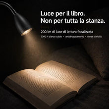 Carica l'immagine nel visualizzatore di Gallery, ledmo 2 Pezzi Lampade da Lettura LED a Parete 3W 3000K Nere Flessibili 360°