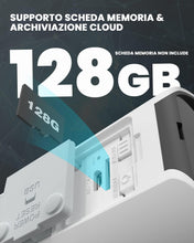 Carica l&#39;immagine nel visualizzatore di Gallery, ieGeek 2K Telecamera Wi-Fi Interno/Esterno Senza Fili a Batteria, Videocamera di Sorveglianza a Faretti con Visione Notturna a Colori, Allarme con Rilevazione PIR, Sirena,Audio a 2 Vie,IP65