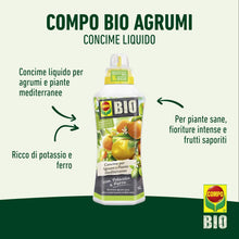 Carica l'immagine nel visualizzatore di Gallery, COMPO BIO Concime Liquido Per Agrumi e Piante Mediterranee, 1L