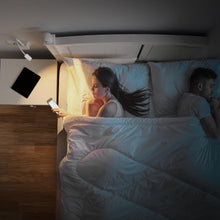 Carica l'immagine nel visualizzatore di Gallery, Lampada da Lettura Applique da Parete LED Bianca Interno, Luce da Comodino Faretto LED Dimmerabile con Spina per Camera 