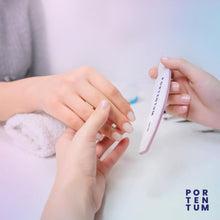 Carica l&#39;immagine nel visualizzatore di Gallery, PORTENTUM Lime per unghie 100 180 set di 16, lima per unghie 100/180 a doppia faccia lavabile, lima per unghie professionale ideale per gel e acrilico, adatto per uso in salone e a casa