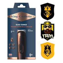 Carica l'immagine nel visualizzatore di Gallery, King C. Gillette Rasoio Elettrico Barba, Regolabarba, Accessori