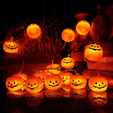 Carica l&#39;immagine nel visualizzatore di Gallery, Zucca di Luci Stringa Halloween 3Meters 20 LED Lanterna Zucca Stringa per Feste Halloween Luci Perfette per Halloween
