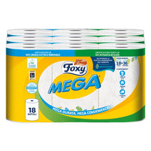 Carica l'immagine nel visualizzatore di Gallery, Foxy Mega | Asciugatutto Lunga Durata 18 Rotoli | 95 Strappi Per Rotolo | Decorato| Certificazione PEFC | Confezione Ric
