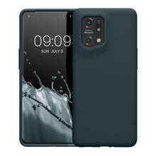 Carica l'immagine nel visualizzatore di Gallery, kwmobile Cover per Oppo Find X5 (5G) Custodia - Back Case per Smartphone in Silicone TPU - Protezione Gommata - ardesia 