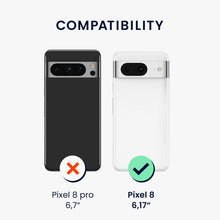 Carica l'immagine nel visualizzatore di Gallery, kwmobile Cover per Google Pixel 8 Custodia - Back Case per Smartphone in Silicone TPU - Protezione Gommata - viola borde