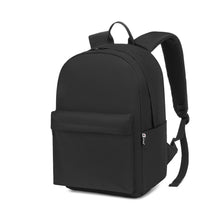 Carica l&#39;immagine nel visualizzatore di Gallery, KONO Zaino casual, zaino scuola leggero 15,4 pollici Laptop Bag per viaggi lavoro scuola affari sport (Nero)
