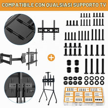 Carica l'immagine nel visualizzatore di Gallery, flintronic 68Pz Viti di Montaggio TVs, M4/M5/M6/M8/rondelle/distanziali, Kit Hardware di Montaggio TV Universale, per TV