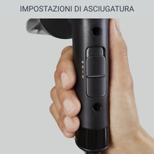 Carica l'immagine nel visualizzatore di Gallery, Rowenta CV1811 Express Style, Asciugacapelli, Potente, Super Compatto, Tecnologia Ionica, 2 impostazioni di velocità/temperatura, Design Ultraleggero, Nero