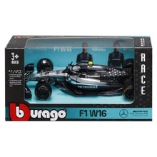Carica l'immagine nel visualizzatore di Gallery, Bburago - F1 Mercedes-AMG W16 2025#12 Antonelli, Auto diecast a Scala 1:43 con dettagli autentici, replica F1 Mercedes, 