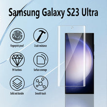 Carica l'immagine nel visualizzatore di Gallery, Yiunssy 3+3 Pezzi Vetro Temperato per Samsung Galaxy S23 Ultra