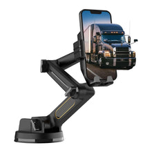 Carica l'immagine nel visualizzatore di Gallery, Supporto Telefono per Camion con Ventosa Extra Forte Portatelefono da Cruscotto e Parabrezza per Autocarro Viaggi Lunghi
