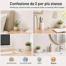 Carica l'immagine nel visualizzatore di Gallery, Termometro Interno, Igrometro Digitale per temperatura e umidità domestiche