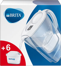 Carica l&#39;immagine nel visualizzatore di Gallery, Brita Marella Kit Caraffa con 7 Filtri Maxtra+ Inclusi, Plastica, Blu, 2,4...