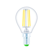 Carica l'immagine nel visualizzatore di Gallery, Philips Classic ultra-efficient LED bulb with energy efficiency class A, E14 base, replaces 40W, clear, warm white light