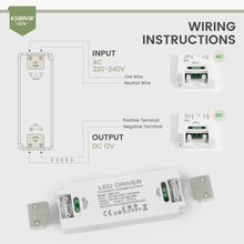 Carica l'immagine nel visualizzatore di Gallery, KSIBNW Alimentatore LED 12V 60W Trasformatore 5A Driver, AC 220V a DC 12V Netzteil Interruttore Adattatore Costante Tens