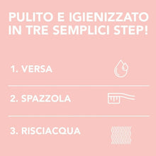 Carica l'immagine nel visualizzatore di Gallery, GELDIS® Daily Cleanser - Geldis Gel Detergente Igienizzante e Sbiancante per l’igiene quotidiana di Mascherine Trasparenti Apparecchi Ortodontici Protesi Dentarie e Bite (1 Gel)