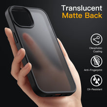 Carica l'immagine nel visualizzatore di Gallery, JETech Cover Opaca per iPhone 12/12 Pro, Nero