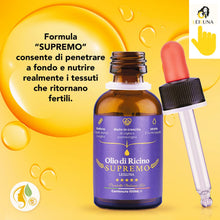 Carica l&#39;immagine nel visualizzatore di Gallery, OLIO DI RICINO PURISSIMO, Uso Cosmetico, Pressato a Freddo Stimola la Crescita di Ciglia, Sopracciglia, Barba e Capelli, Rinforzante Per le Unghie, Ideale per la Pelle - 100ml