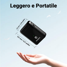 Carica l'immagine nel visualizzatore di Gallery, ORGBRO X1 Etichettatrice Termica Portatile Bluetooth - Mini Stampante per Etichette Adesive Senza Inchiostro/Cartucce con 1 Rotolo Incluso, Compatibile con iOS/Android per Casa, Ufficio (Nero)