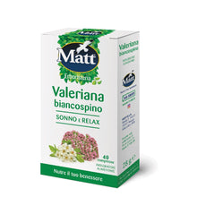 Carica l'immagine nel visualizzatore di Gallery, Matt, Valeriana Biancospino Sonno e Relax, 40 Compresse