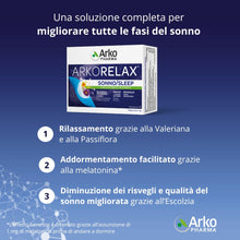 Carica l'immagine nel visualizzatore di Gallery, Arkopharma Arkorelax Sonno Favorisce Sonno e Rilassamento