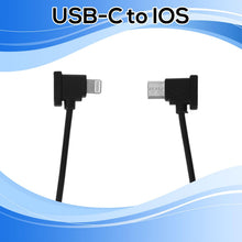 Carica l'immagine nel visualizzatore di Gallery, 2pz USB-C a iOS Cavo Telecomando per DJI RC-N1/N2/N3