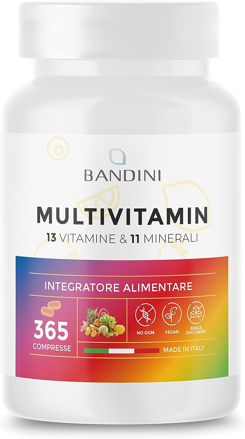 Premium Multivitamin AZ - 365 capsule ad alto dosaggio con forme bioattive e materie prime di marca - Vitamine + minerali - Testato in laboratorio - Vegano
