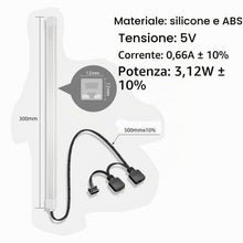 Carica l'immagine nel visualizzatore di Gallery, GERUI 2 pezzi Striscia LED ARGB per PC con ventola del case, accessori per computer, LED per case ARGB, strisce per case