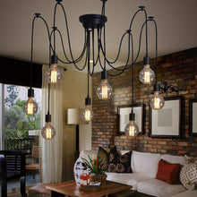 Carica l'immagine nel visualizzatore di Gallery, Lampadario Sospensione in Stile Vintage Industriale