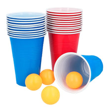Carica l'immagine nel visualizzatore di Gallery, Boland 30852 - Set da birra pong, 22 bicchieri e 4 palline, gioco per feste, compleanni, gioco per feste divertenti