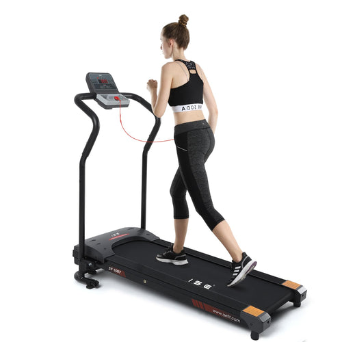 ISE Tapirulan, Tapis Roulant Elettrico Pieghevole, Motore750W, Folding Treadmill con Schermo LCD per Velocità, Tempo, Distanza e Calorie, Ideale per Casa/Ufficio, Tapirulan Elettrico Offerte Bluetooth