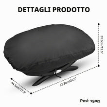 Carica l'immagine nel visualizzatore di Gallery, Onlyfire BBQ griglia a gas di Copertura per Barbecue per Weber Baby Q, Q100 Q120 e Q1000 gas griglie, nero
