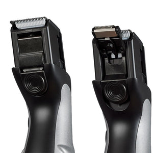 Remington Set Regolabarba Uomo - 9 impostazioni di lunghezza 1,5-18 mm- Funzionamento a rete/batteria, indicatori LED di carica/ricarica, regolabarba, Rasoio elettrico Barba, MB320C
