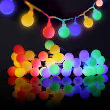 Carica l'immagine nel visualizzatore di Gallery, AGOTD - Ghirlanda di 40 lampadine a LED, 5 m, funzionamento a batteria, impermeabile, ideale per la decorazione di camer