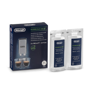 De'Longhi Dlsc200 Ecodecalk Decalcificante Naturale Per Tutte Le Macchine Da Caffè, Con Ingredienti Da Materie Prime Naturali, Biodegradabile, Made In Italy, Monodose da 100ml ciascuno