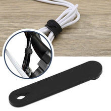 Carica l'immagine nel visualizzatore di Gallery, 30 Pezzi Fascette per Cable Organisateur per Cavi Fascette per Cavi in Gomma Supporto In Gomma Nera Fascette Universali 