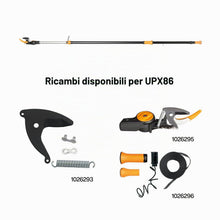 Carica l'immagine nel visualizzatore di Gallery, Fiskars Set di pezzi di ricambio originali per svettatoi con lame bypass UPX82, UPX86, UP82, UP84 e UP86, Con lama, moll