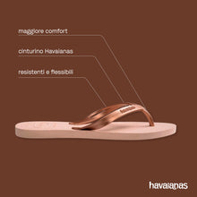 Carica l'immagine nel visualizzatore di Gallery, Havaianas - Elegance, Infradito Eleganti, Resistenti E Confortevoli Con Cinturini Alla Moda E Suola Antiscivolo, Donna