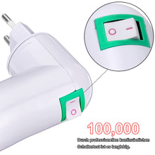 Carica l'immagine nel visualizzatore di Gallery, DYOUen 2 portalampada E27 regolabile a 360° con interruttore, adattatore spina UE per lampadina, adattatore per lampadin