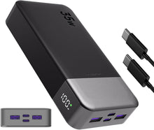 Carica l'immagine nel visualizzatore di Gallery, JUOVI Power Bank 20000mAh 35W Caricatore Portatile
