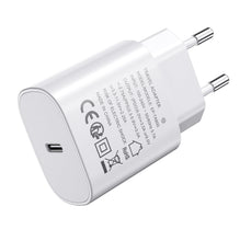Carica l'immagine nel visualizzatore di Gallery, Caricatore USB C da 25 W, Spina Type-C PD 3.0 adattatore di alimentazione universale USB C caricatore rapido compatibile