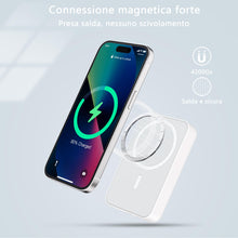 Carica l'immagine nel visualizzatore di Gallery, Liverchy Power Bank Magnetico for Magsafe - Compatibile con iPhone 17 16 15 14 13 12 Series Wireless Caricatore 10000mAh Portatile Powerbank Battery Pack Caricabatterie Rapida Batteria Esterna
