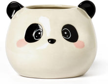 Carica l'immagine nel visualizzatore di Gallery, Legami - Portapenne in Ceramica, Desk Friends, Tema Panda, da Scrivania, Dipinti a Mano, Idea Regalo, Desk Organizer