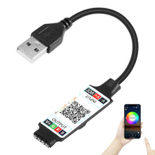 Carica l'immagine nel visualizzatore di Gallery, CERRXIAN Mini Controller Bluetooth RGB, Controller per luci a LED Bluetooth USB 5V, per Striscia RGB 2835 5050 COB
